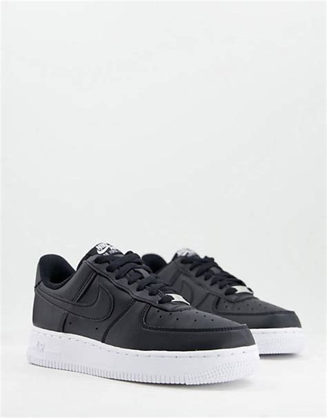 nike air schuhe schwarz weiße sohle|Air Force 1 Sneaker .